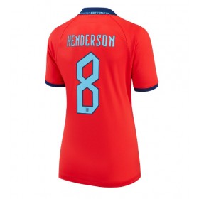 England Jordan Henderson #8 Borta Kläder Dam VM 2022 Kortärmad